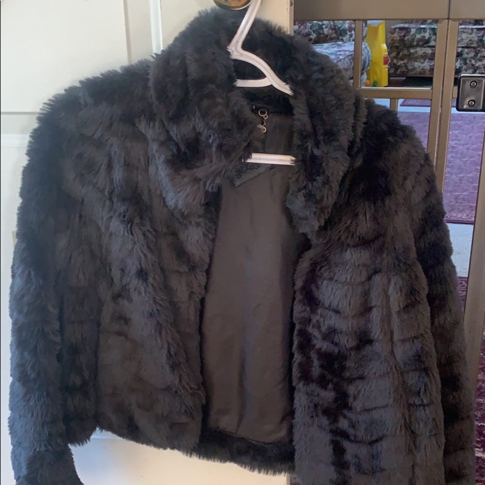 Furry Black XS Jou Jou Jacket